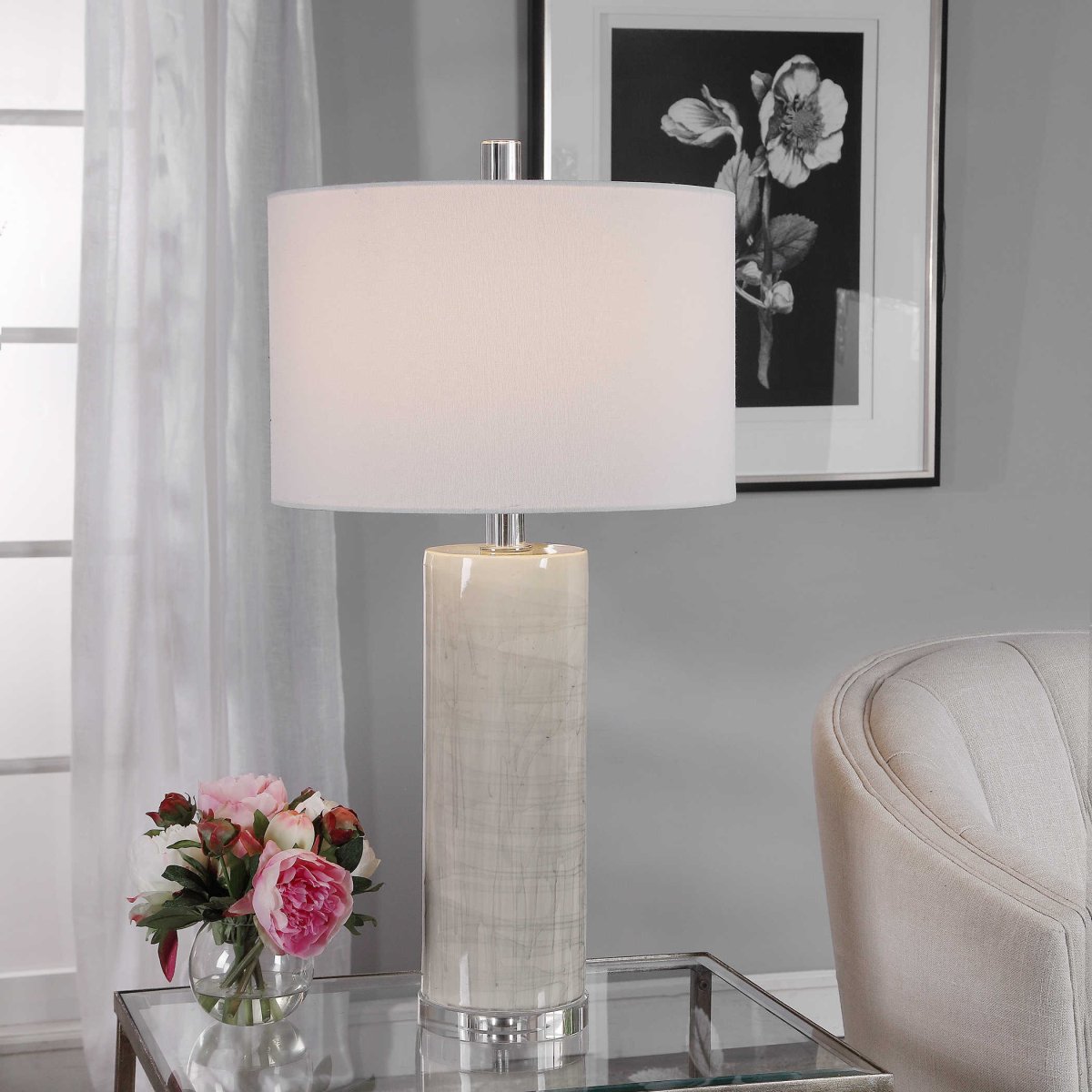 Zesiro Modern Table Lamp - Uttermost - Table Lamps by Modest Hut