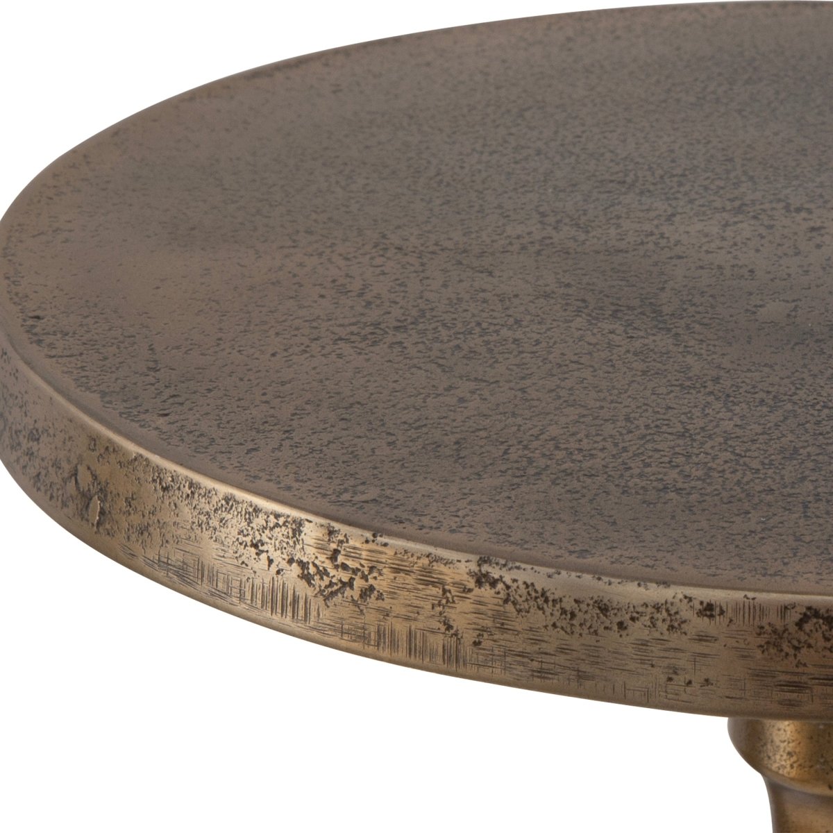 Brass Cast Aluminum Drink Table - Uttermost - Tables by Modest Hut