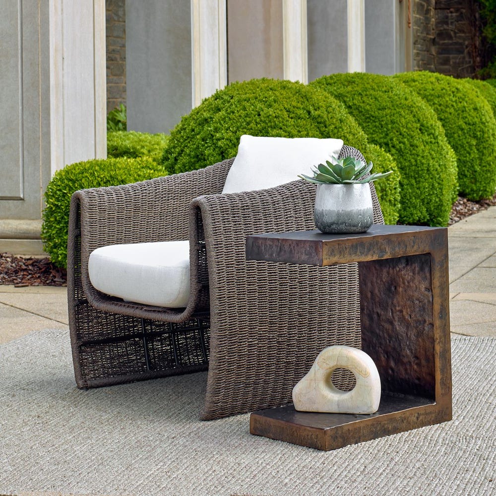 Obra Outdoor Side Table - Uttermost - Tables by Modest Hut