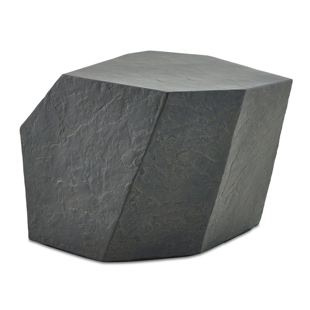 Parra Outdoor Side Table, Slate - Uttermost - Tables by Modest Hut