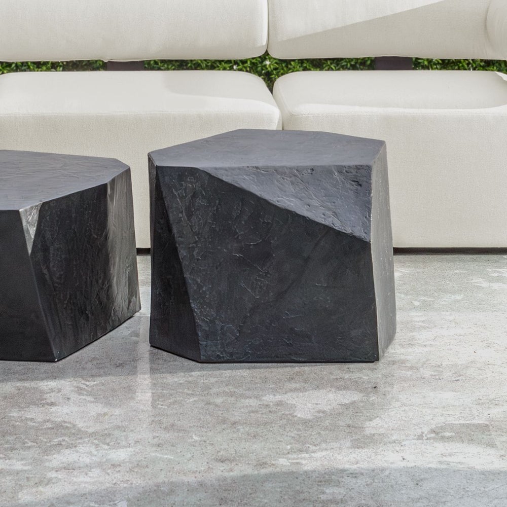 Parra Outdoor Side Table, Slate - Uttermost - Tables by Modest Hut