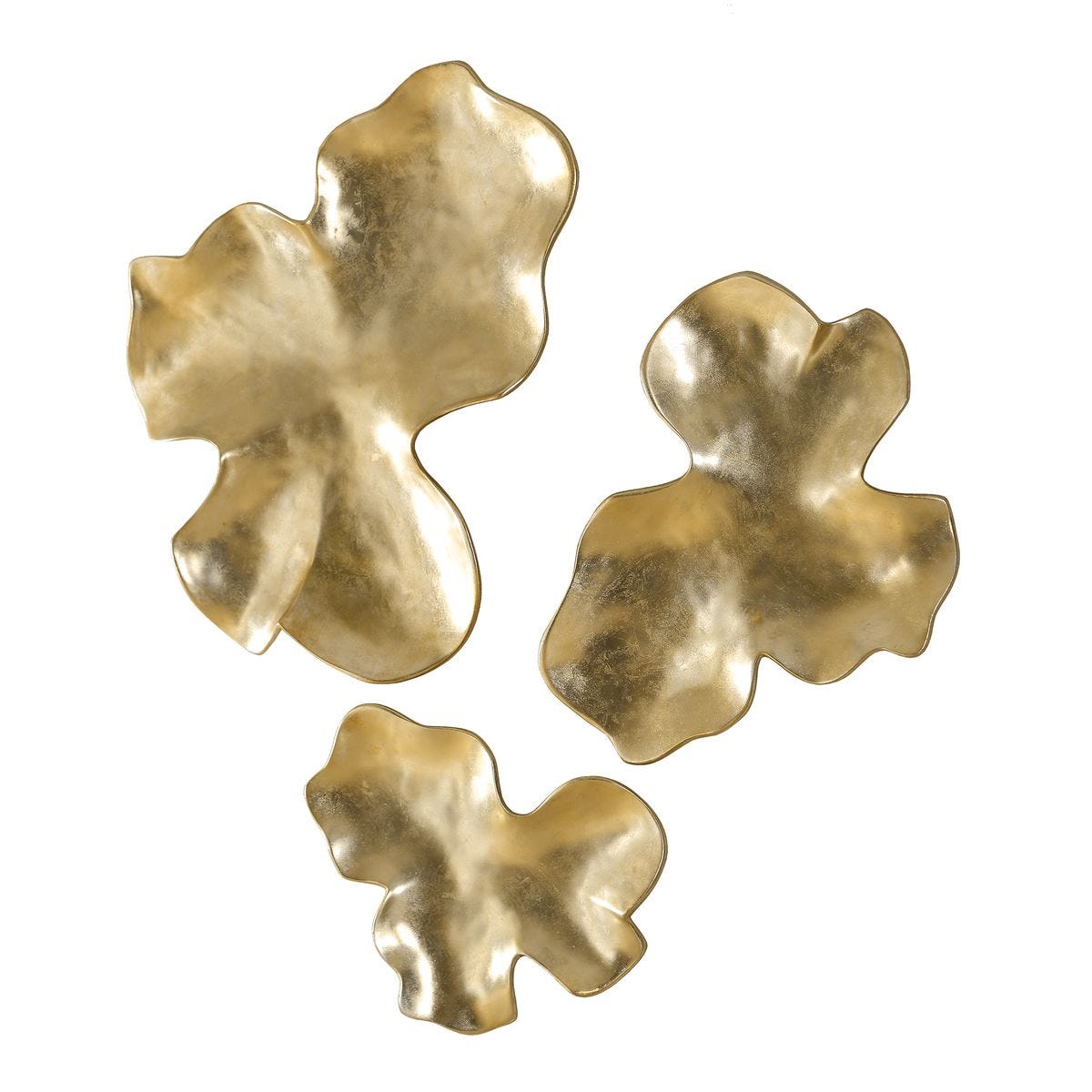 Lumina Antique Gold Resin Wall Decor S/3 wall decor by Uttermost