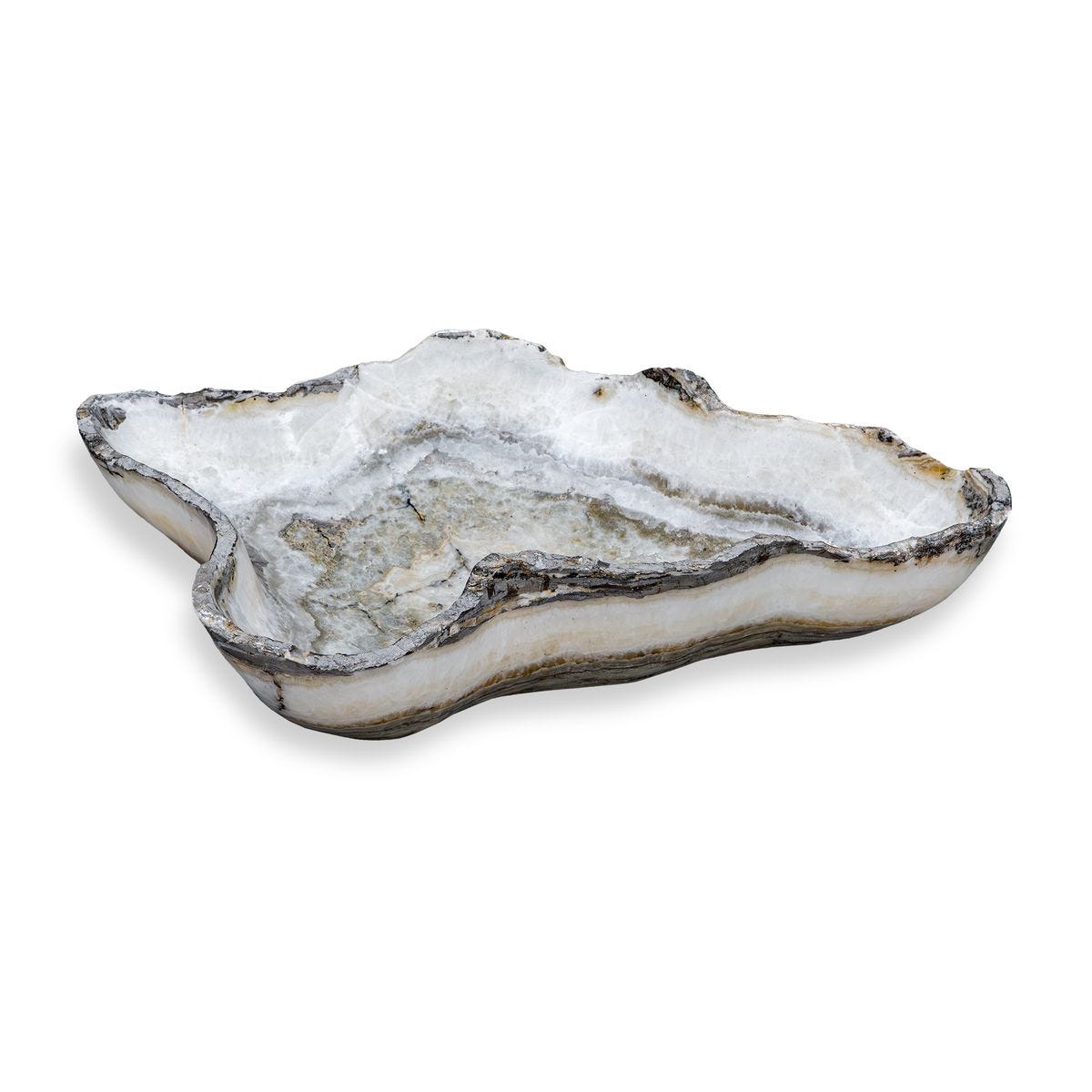 Alternate angle of the Lunara Gray Onyx Indoor-Outdoor Bowl by Uttermost