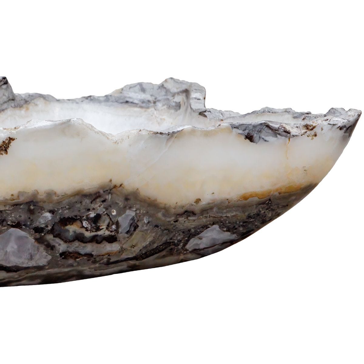 Additional detail view of the Lunara Gray Onyx Indoor-Outdoor Bowl image 7