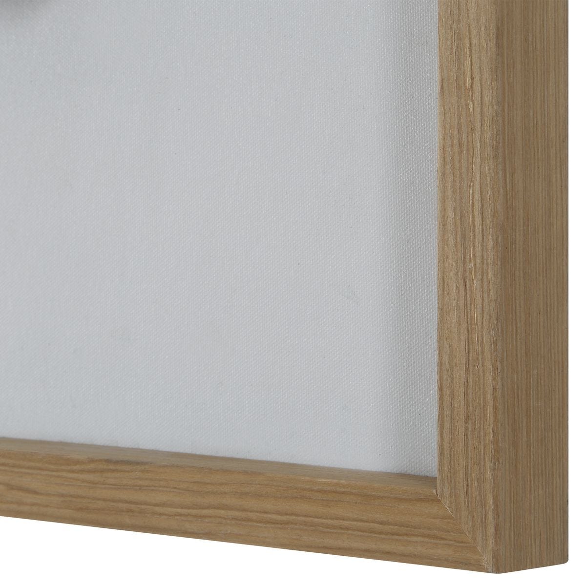 Additional detail view of the Between Lines Neutral Hand Painted Canvas Set image 6