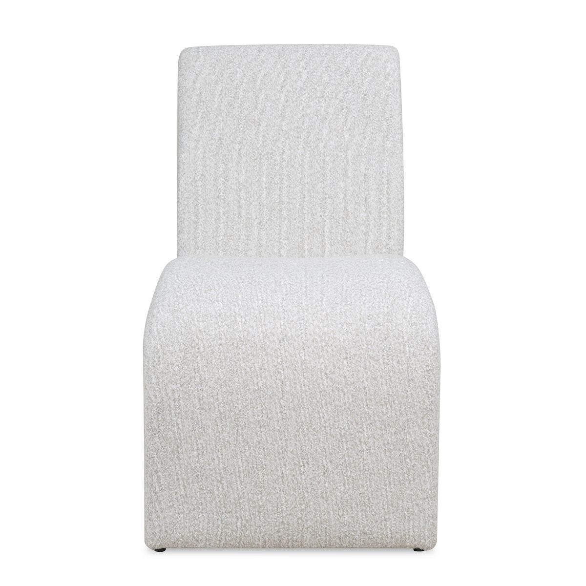 Valentin Beige Boucle Sculptural Dining Chair dining chair by Uttermost