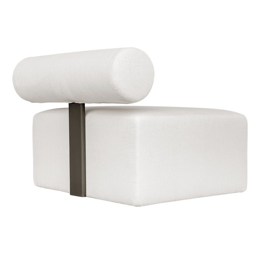 Bolster Back Outdoor Armless Sofa - Uttermost - by Modest Hut