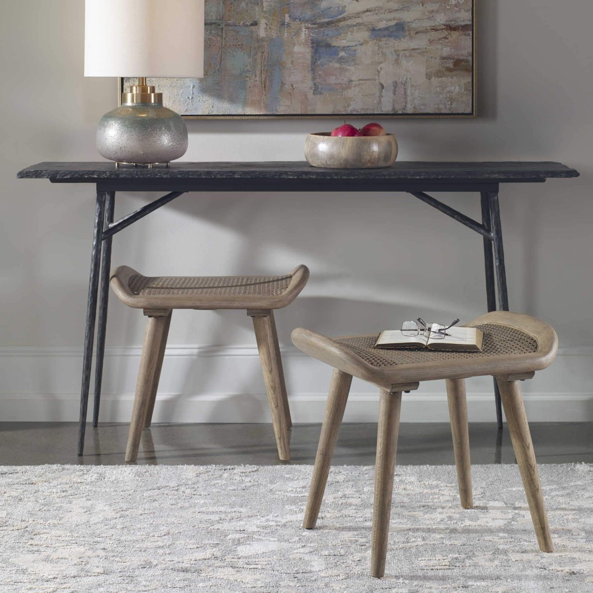 Arne Scandinavian Style Bench - Uttermost - Vanity Benches by Modest Hut