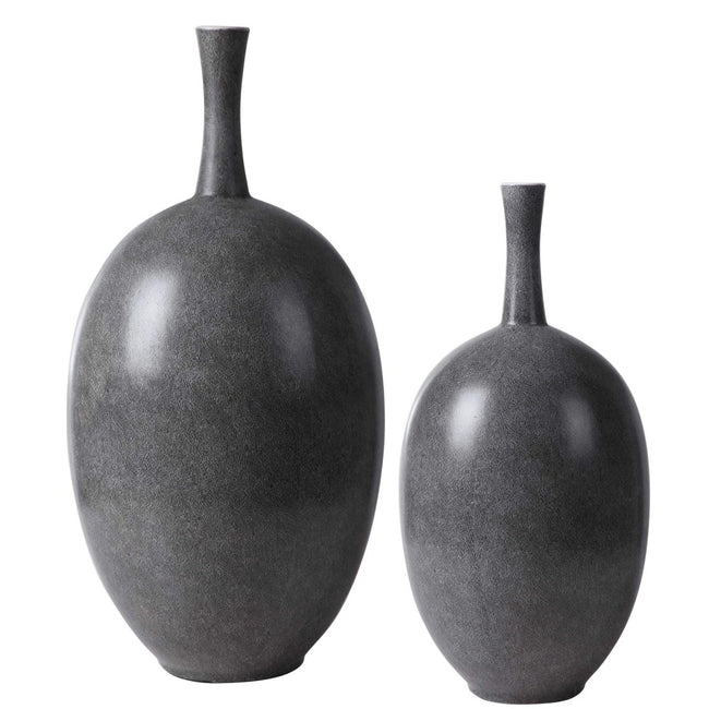 Contemporary Ceramic Riordan Vases - Uttermost - Vases by Modest Hut