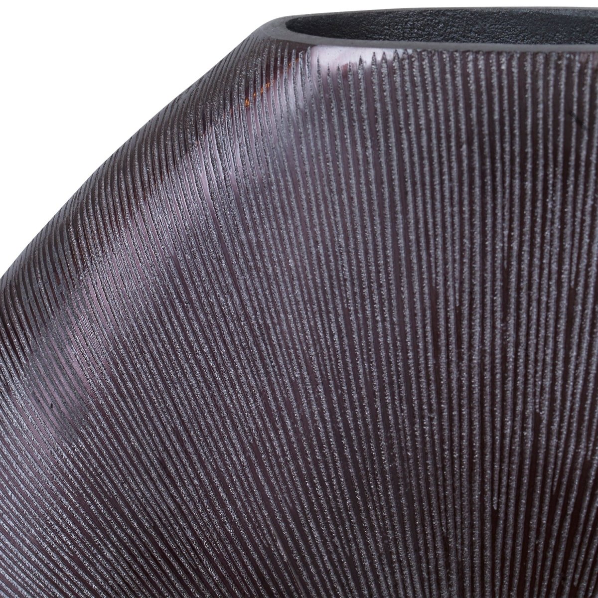 Gretchen Black Nickel Vase - Uttermost - Vases by Modest Hut