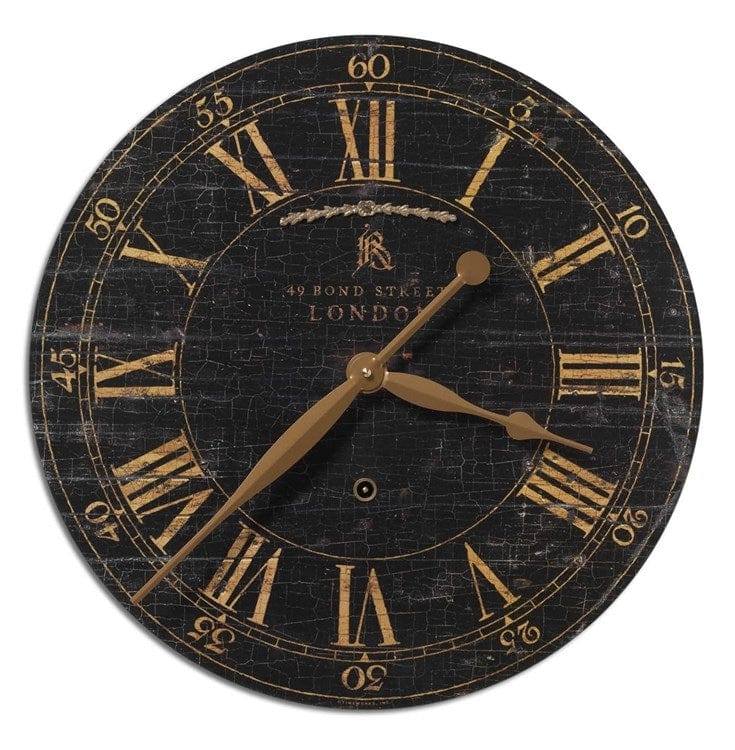 Bond Street 18" Wall Clock - Uttermost - Wall Clocks by Modest Hut