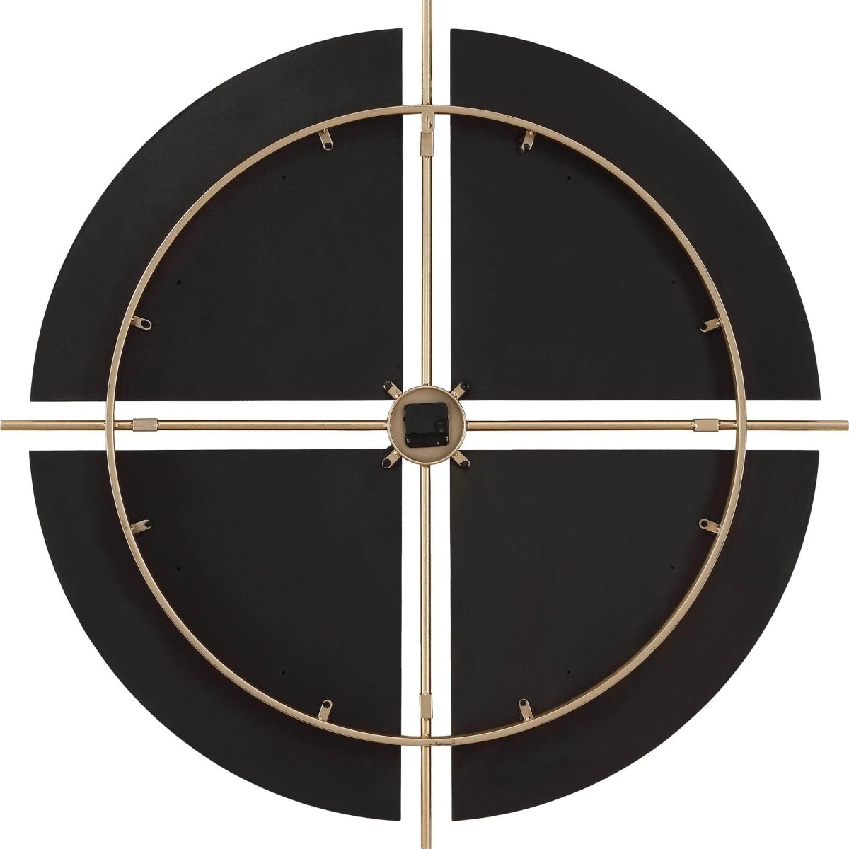 Walnut Elegance Wall Clock - Uttermost - Wall Clocks by Modest Hut