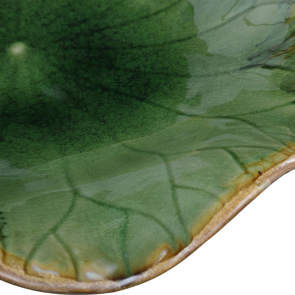 Abella Ceramic Outdoor Wall Decor, Green, S/3 - Uttermost - Wall Decor by Modest Hut
