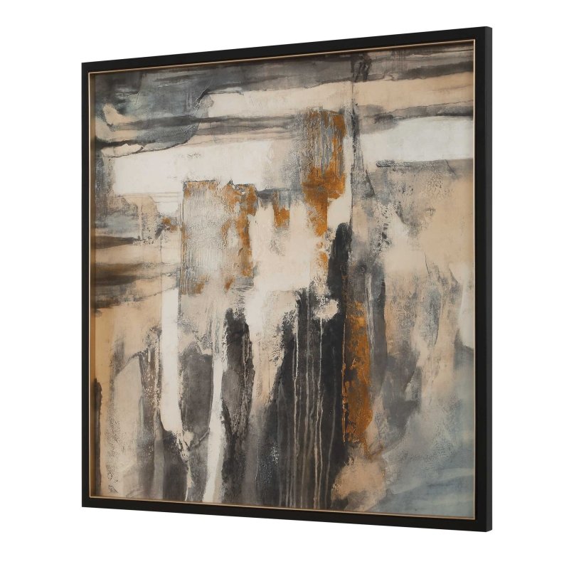 Landslide Framed Abstract Print - Wall Art