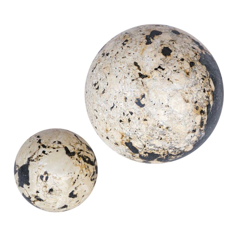 Nouveau Indoor-Outdoor Spheres Set/2 - Wall Decor