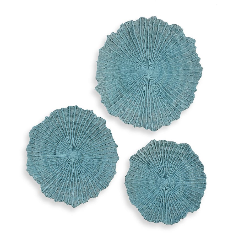 Ocean Gems Wall Decor, Blue, S/3 - Uttermost - Wall Decor by Modest Hut