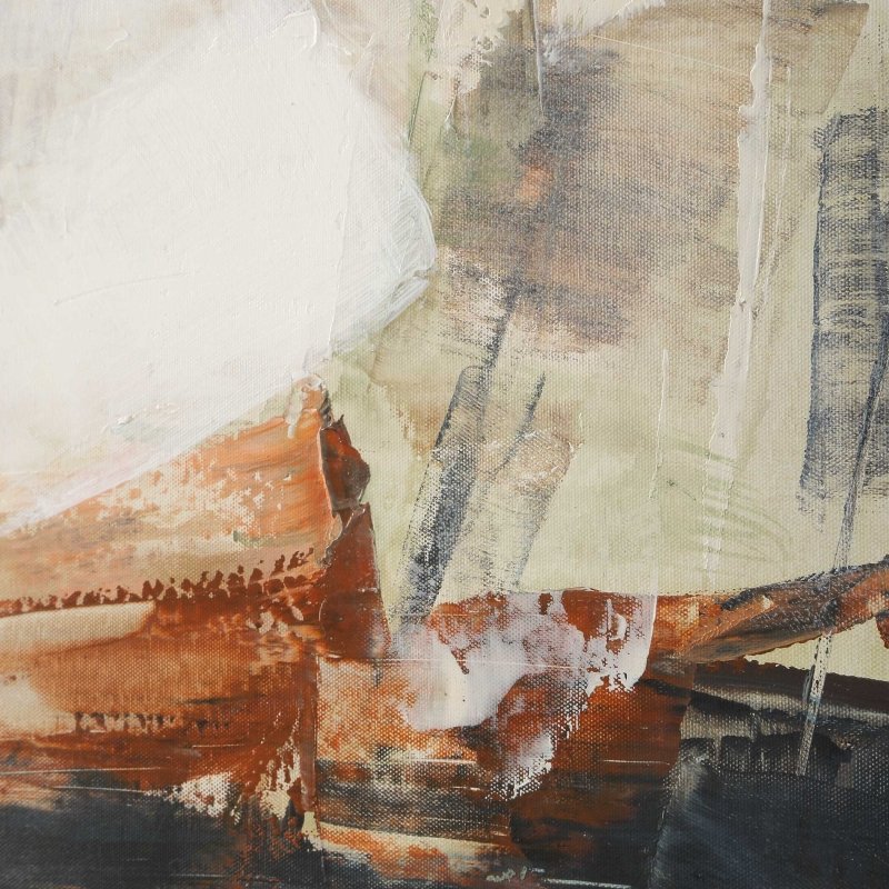 Outburst Hand Painted Modern Art - Framed Prints