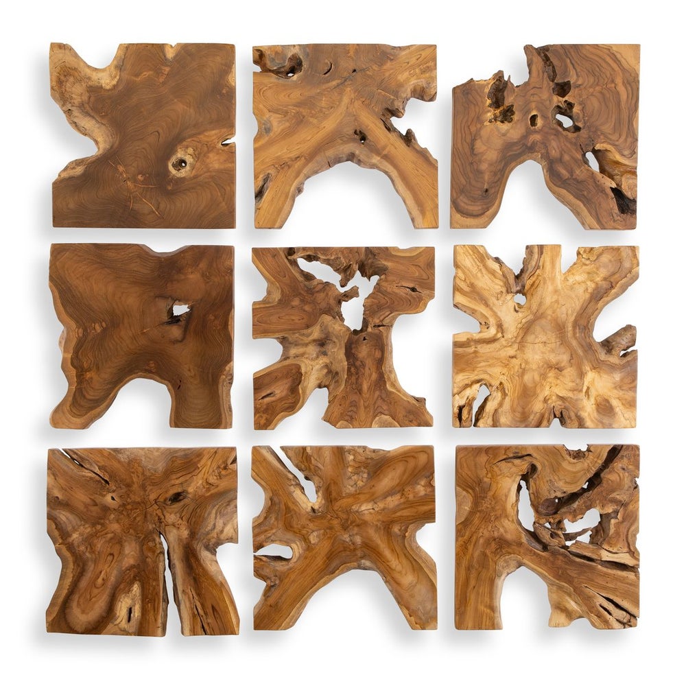 Talia Outdoor Wood Wall Decor, S/9 - Uttermost - Wall Decor by Modest Hut