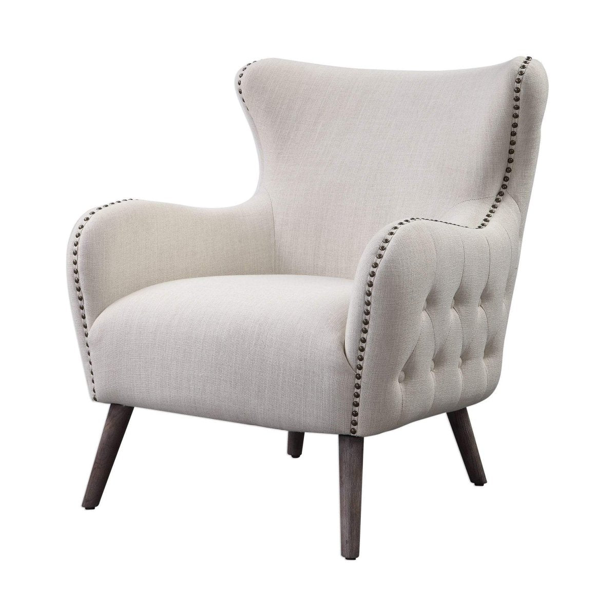Donya Wingback Accent Chair - Uttermost - Wingback Chairs by Modest Hut