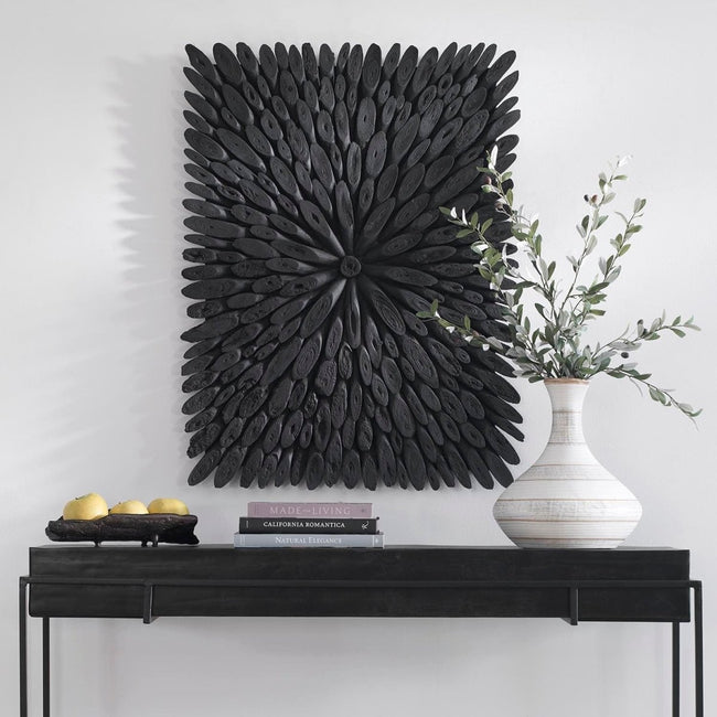 Bahama Black Wood Wall Decor - Uttermost - Wood Wall Decor by Modest Hut