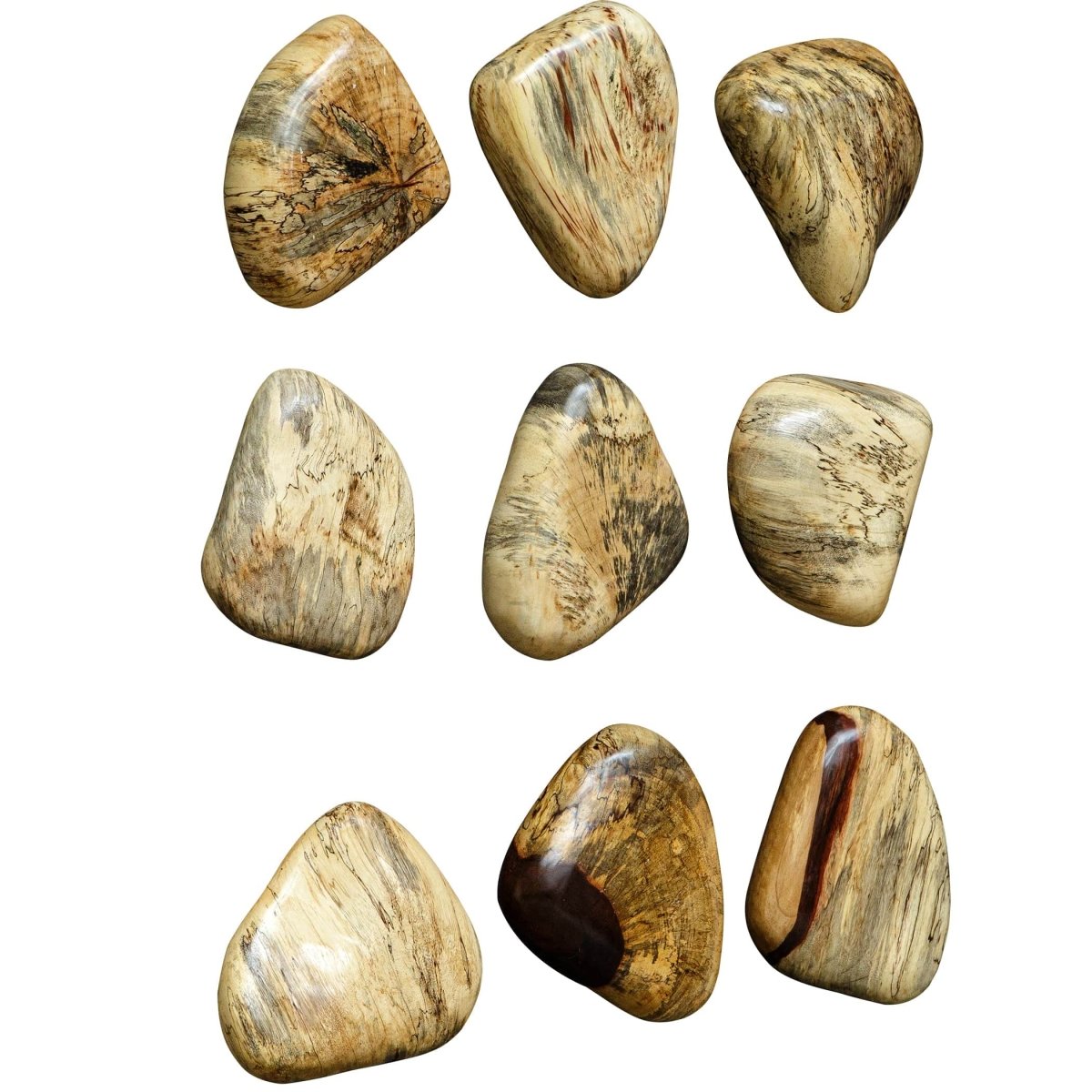 Pebbles Blonde Wood Wall Decor, S/9 - Uttermost - Wood Wall Decor by Modest Hut