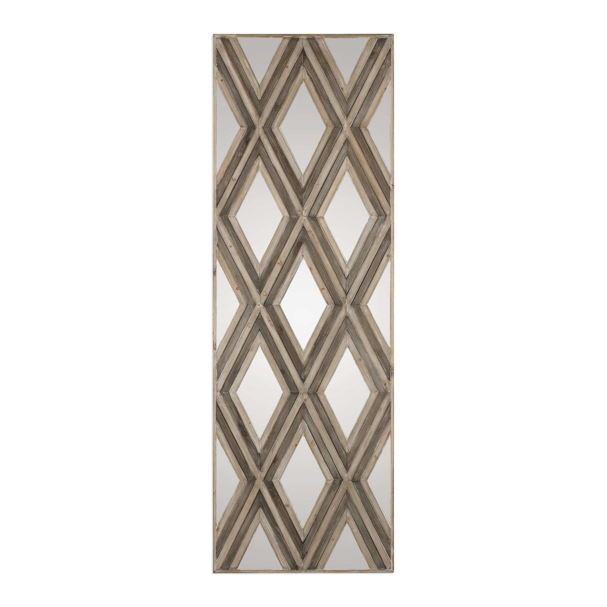Tahira Geometric Argyle Wall Decor - Uttermost - Wood Wall Decor by Modest Hut