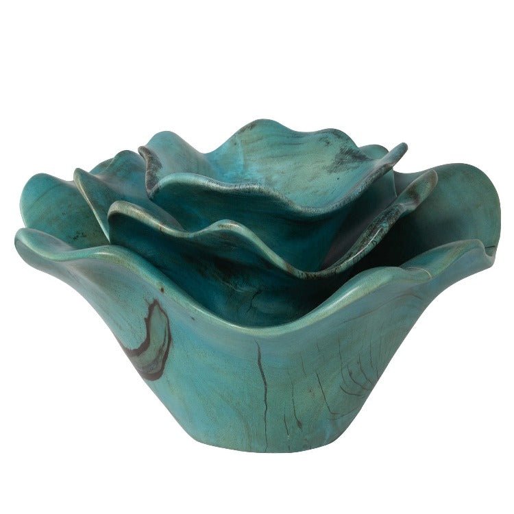 Stacked view of Uttermost Teo wall decor set showing all three sizes