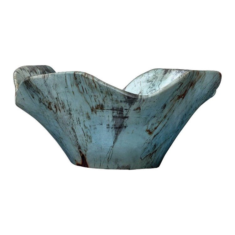 Side view of Uttermost Teo tamarind wood wall decor piece