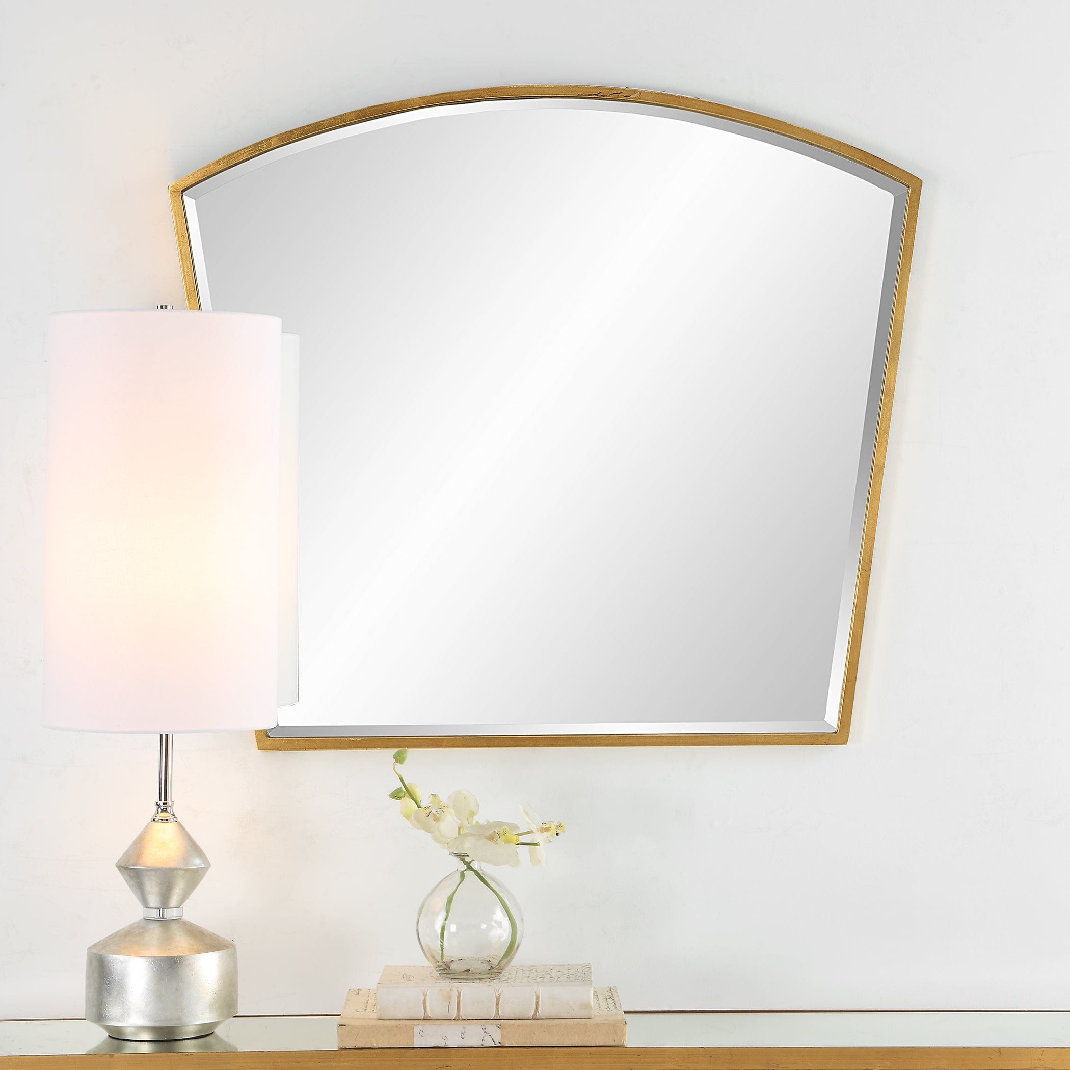 Boundary Gold Arch Mirror Uttermost