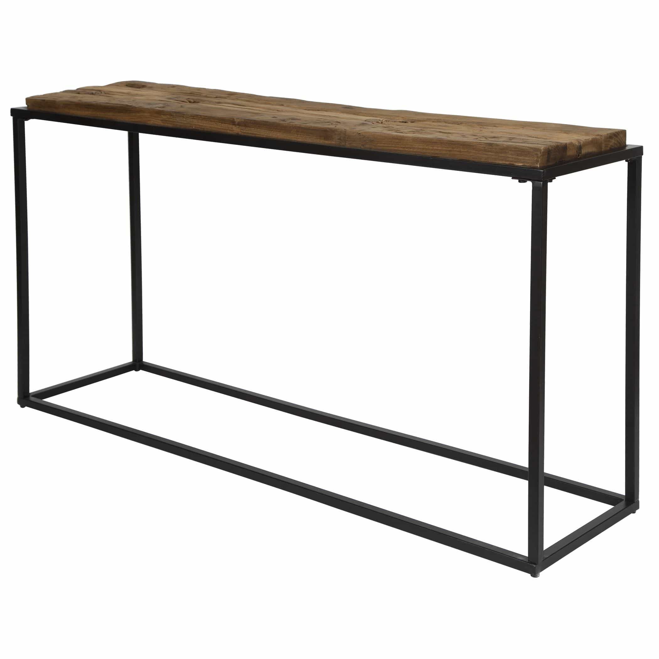 Holston Salvaged Wood Console Table Uttermost