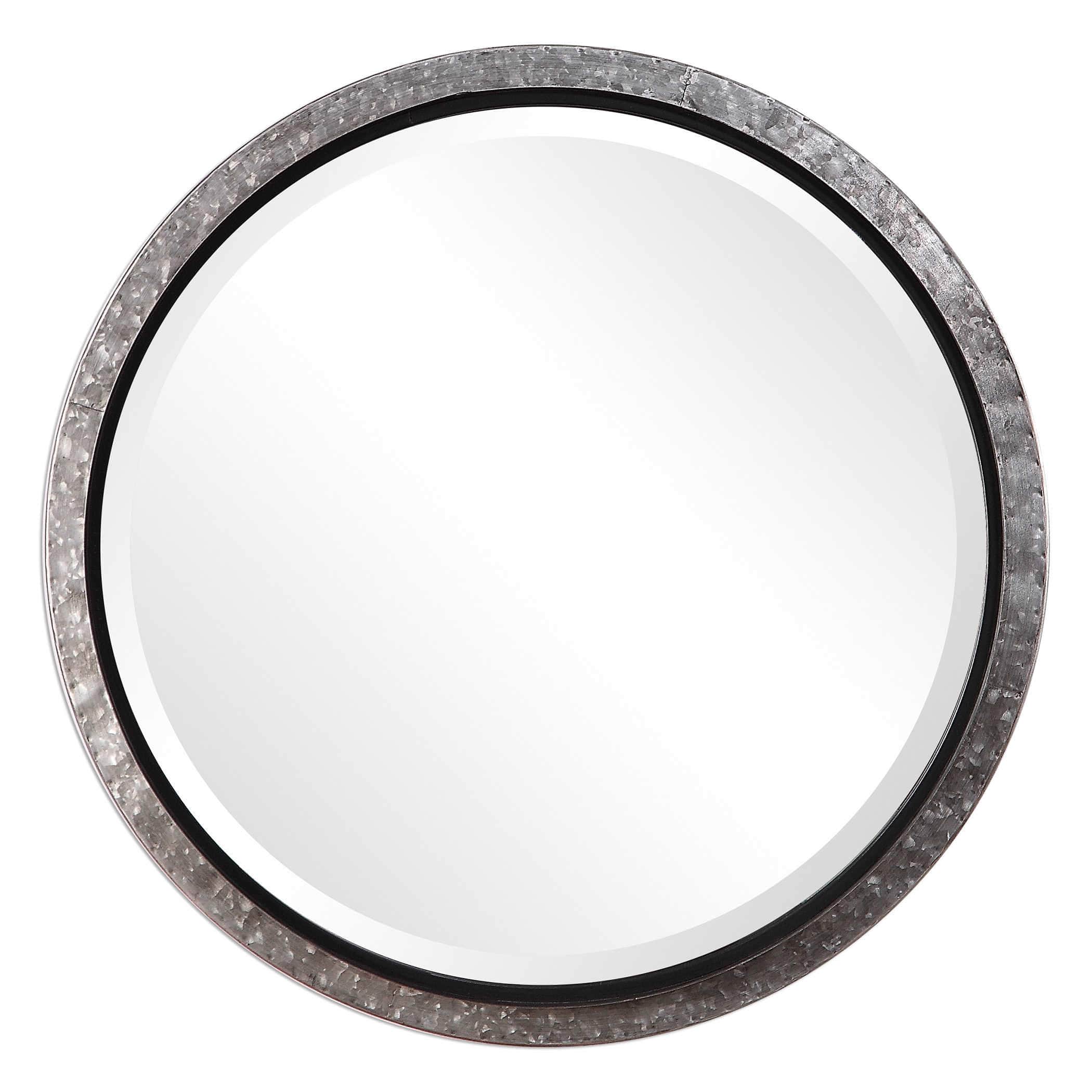 Round Metal Framed Mirror Uttermost