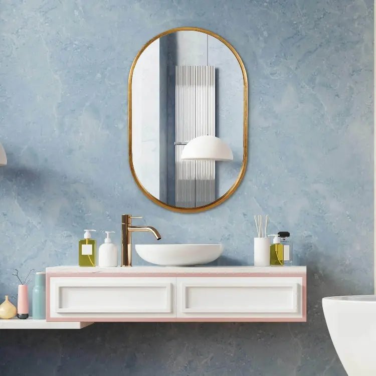 The Art of Decorating with Oval Mirrors: Tips and Tricks - Modest Hut