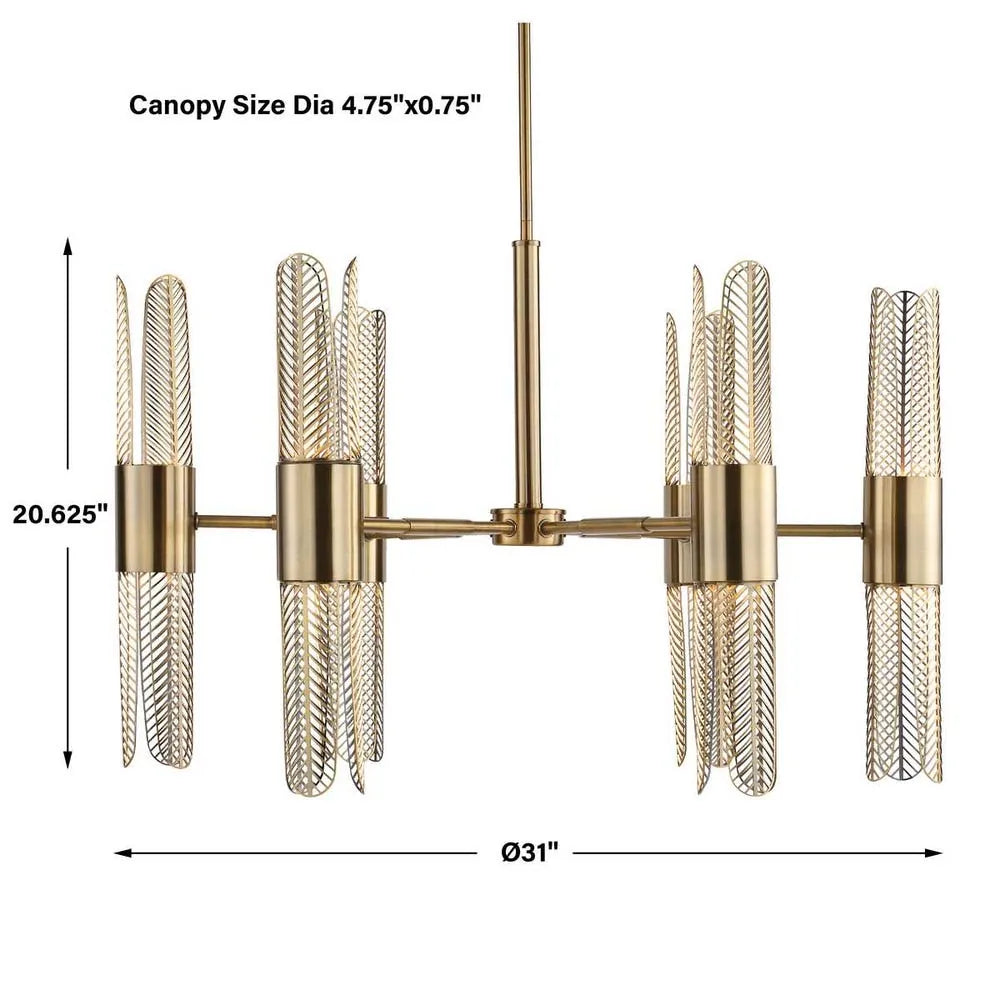 Cret 12 Light Modern Chandelier