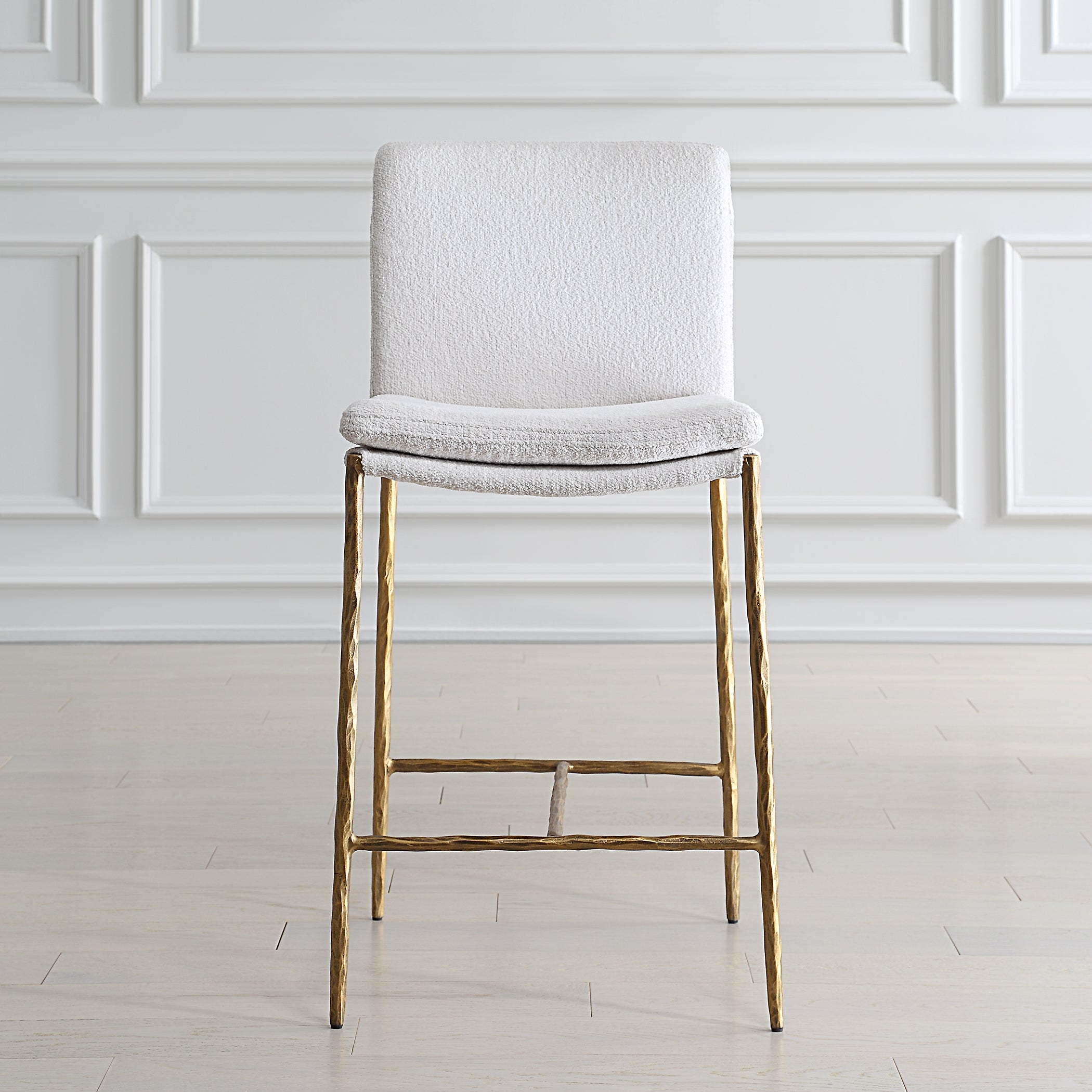 Ascend White Counter Stool