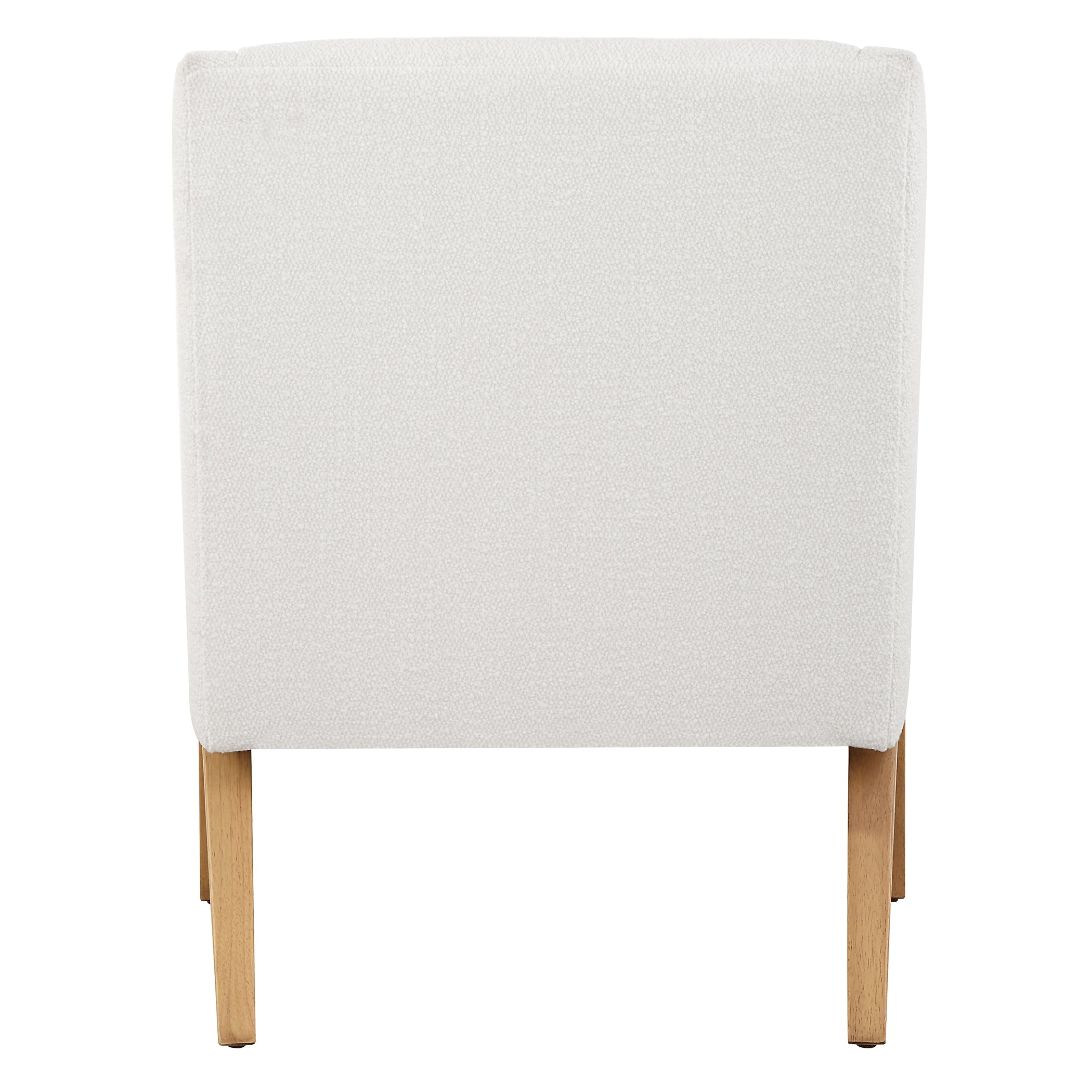 Evolve White Fabric Accent Chair