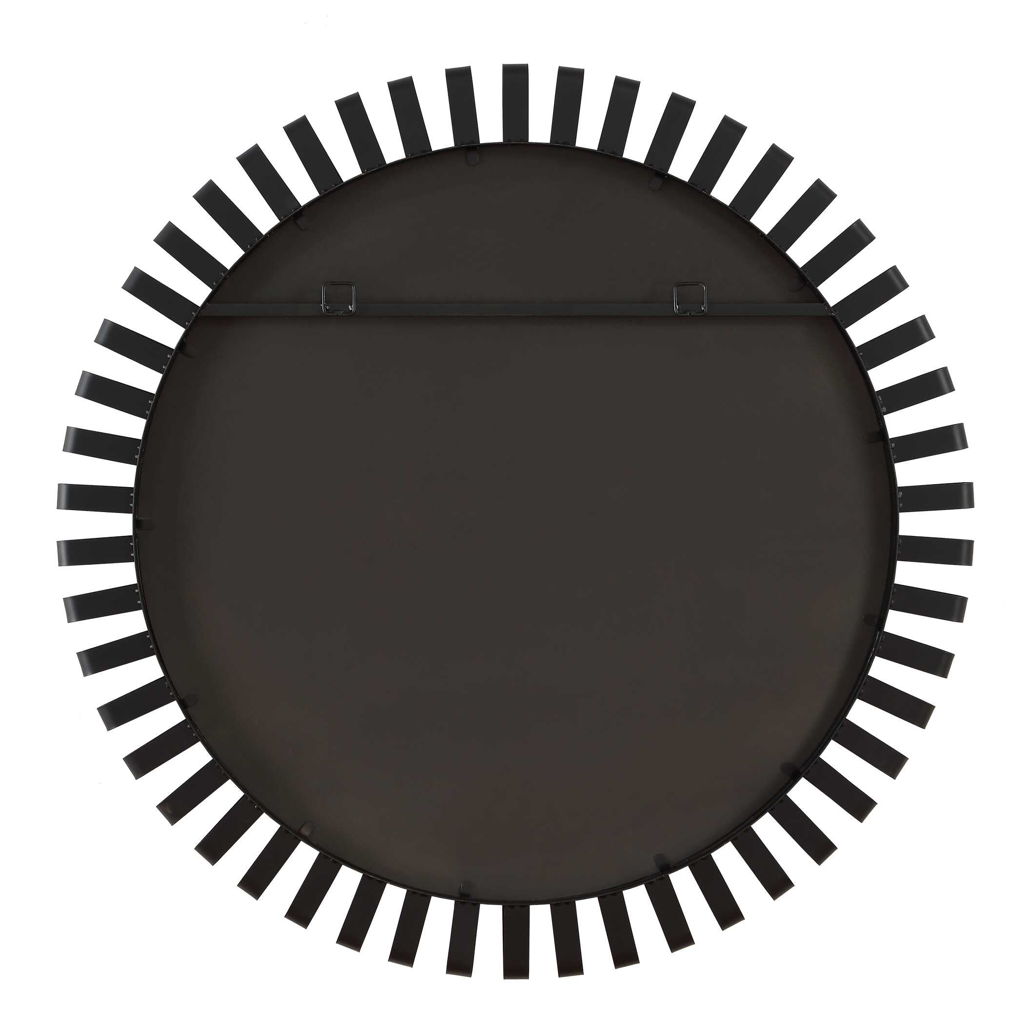 Jael Black Round Mirror by Uttermost alternate view 4