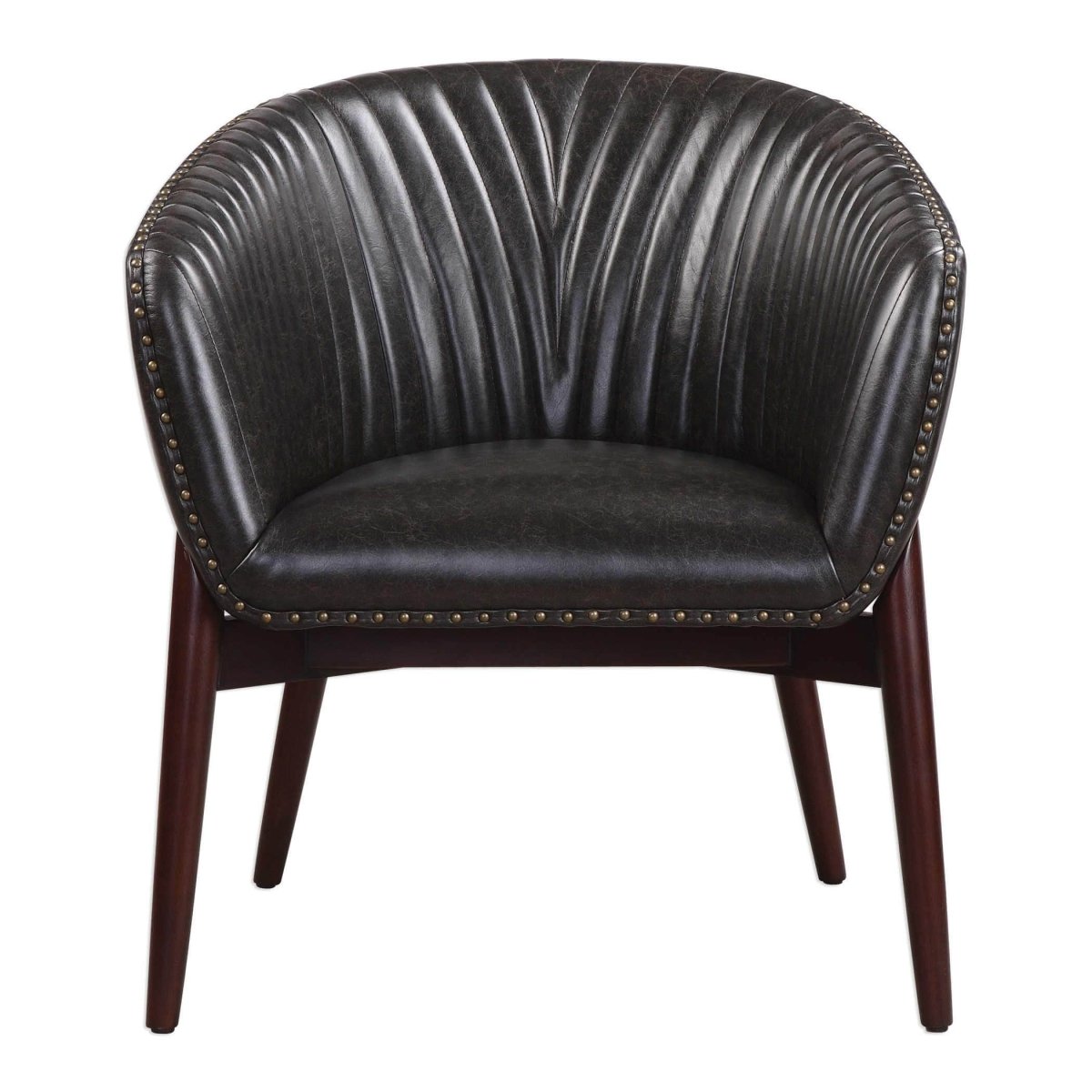 Anders Black Onyx Accent Chair - Uttermost - Accent Chairs by Modest Hut