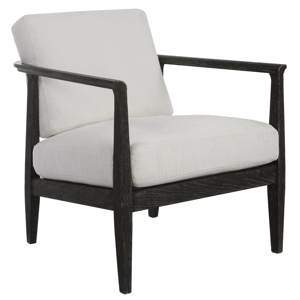 Brunei White Accent Chair - Uttermost - Accent Chairs by Modest Hut