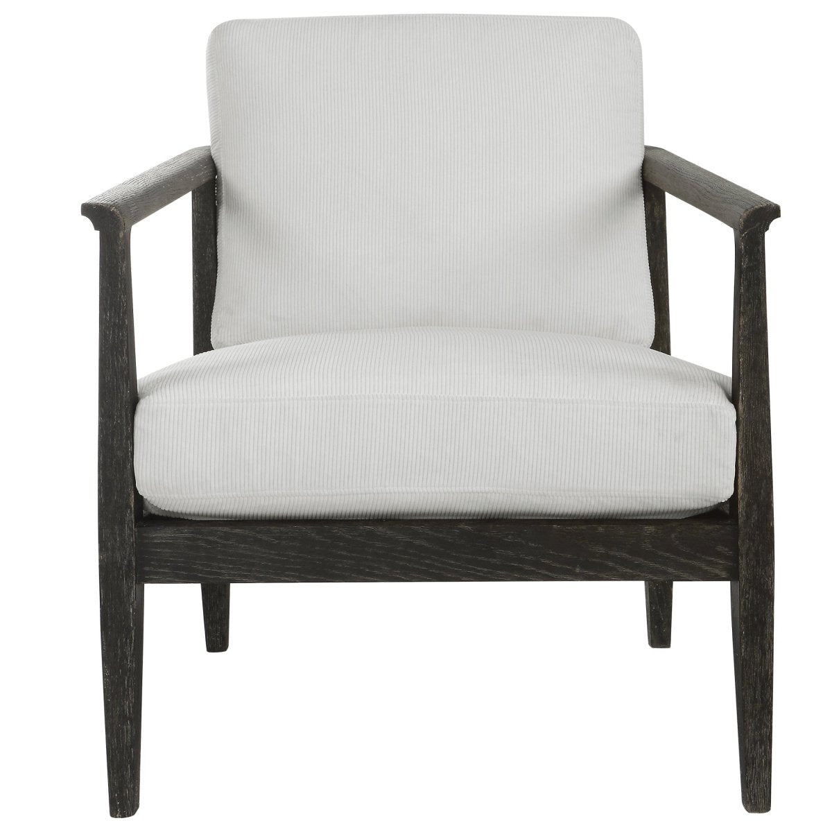 Brunei White Accent Chair - Uttermost - Accent Chairs by Modest Hut