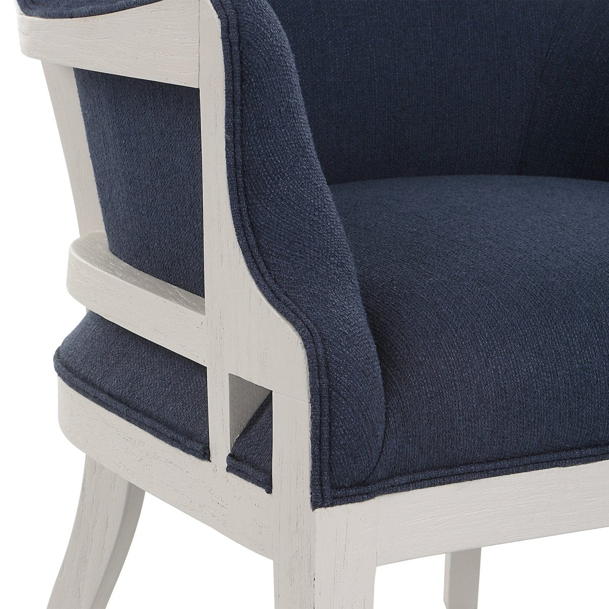 Gordonston Blue Fabric Accent Chair - Uttermost - Accent Chairs by Modest Hut