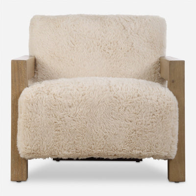 Jackson Sheepskin Accent Chair - Uttermost - Accent Chairs by Modest Hut