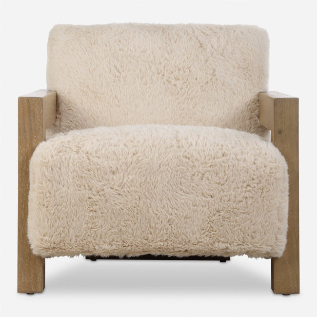 Jackson Sheepskin Accent Chair - Uttermost - Accent Chairs by Modest Hut