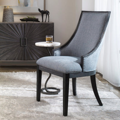 Janis Ebony Accent Chair - Uttermost - Accent Chairs by Modest Hut