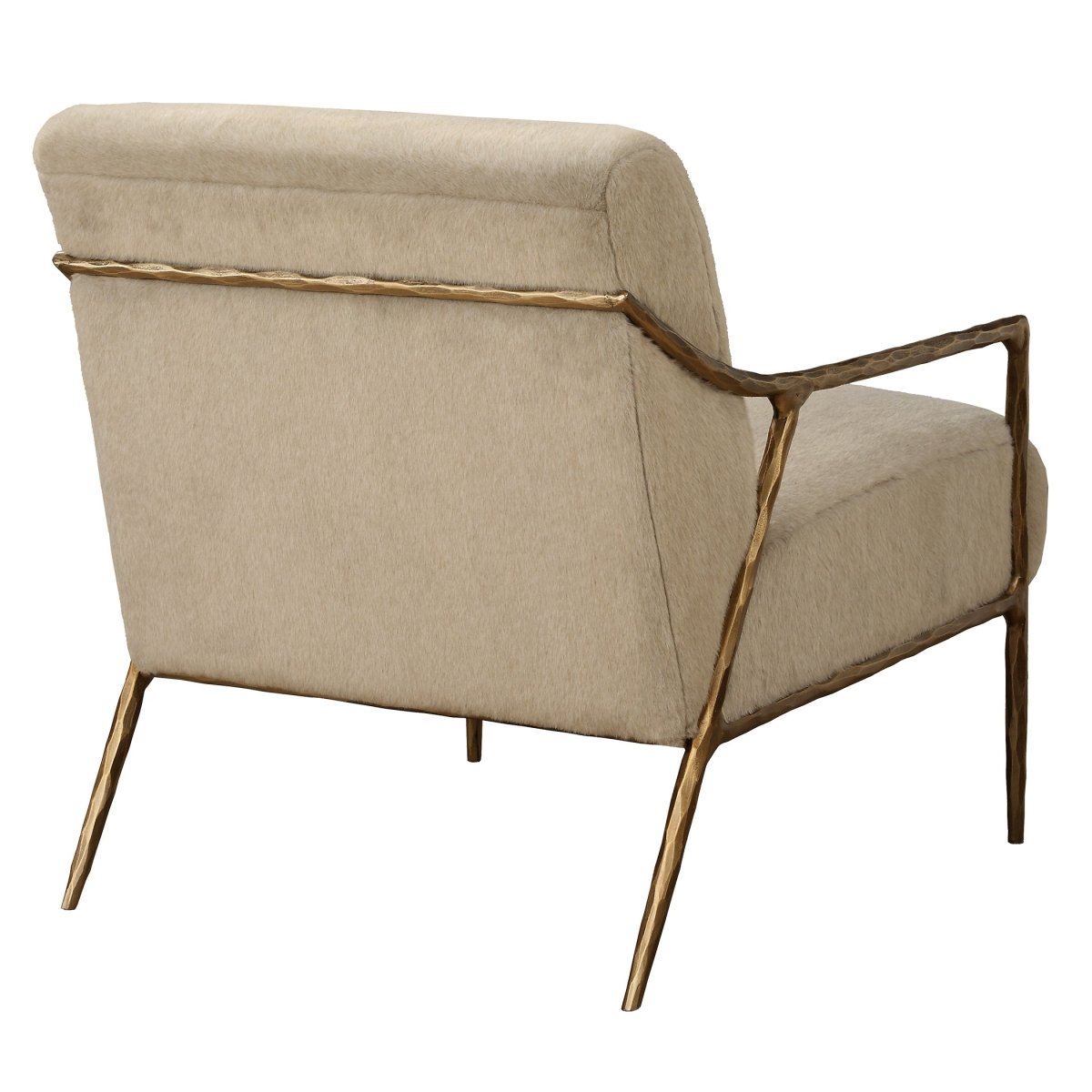 Kashmir Aged Gold Accent Chair - Uttermost - Accent Chairs by Modest Hut