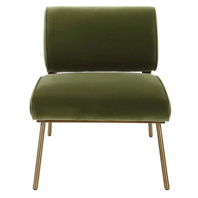 Knoll Olive Green Accent Chair - Uttermost - Accent Chairs by Modest Hut