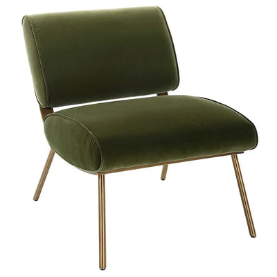Knoll Olive Green Accent Chair - Uttermost - Accent Chairs by Modest Hut