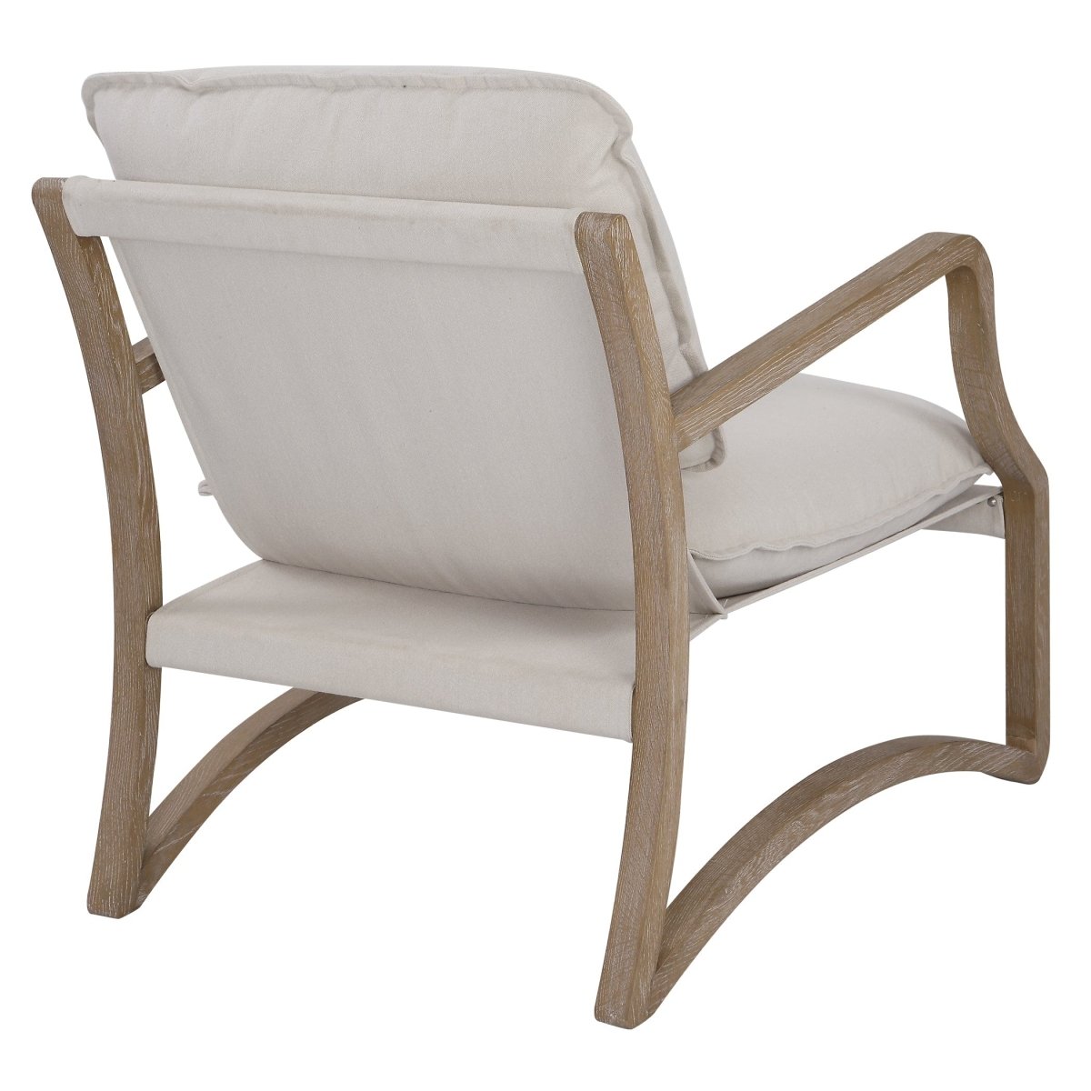 Melora Solid Oak Accent Chair - Uttermost - Accent Chairs by Modest Hut