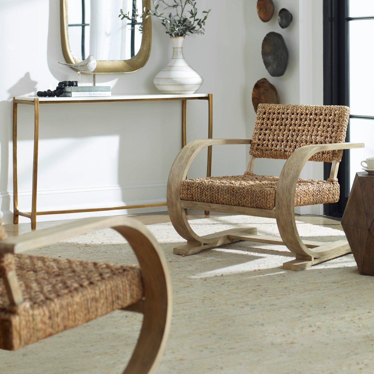 Rehema Driftwood Accent Chair - Uttermost - Accent Chairs by Modest Hut