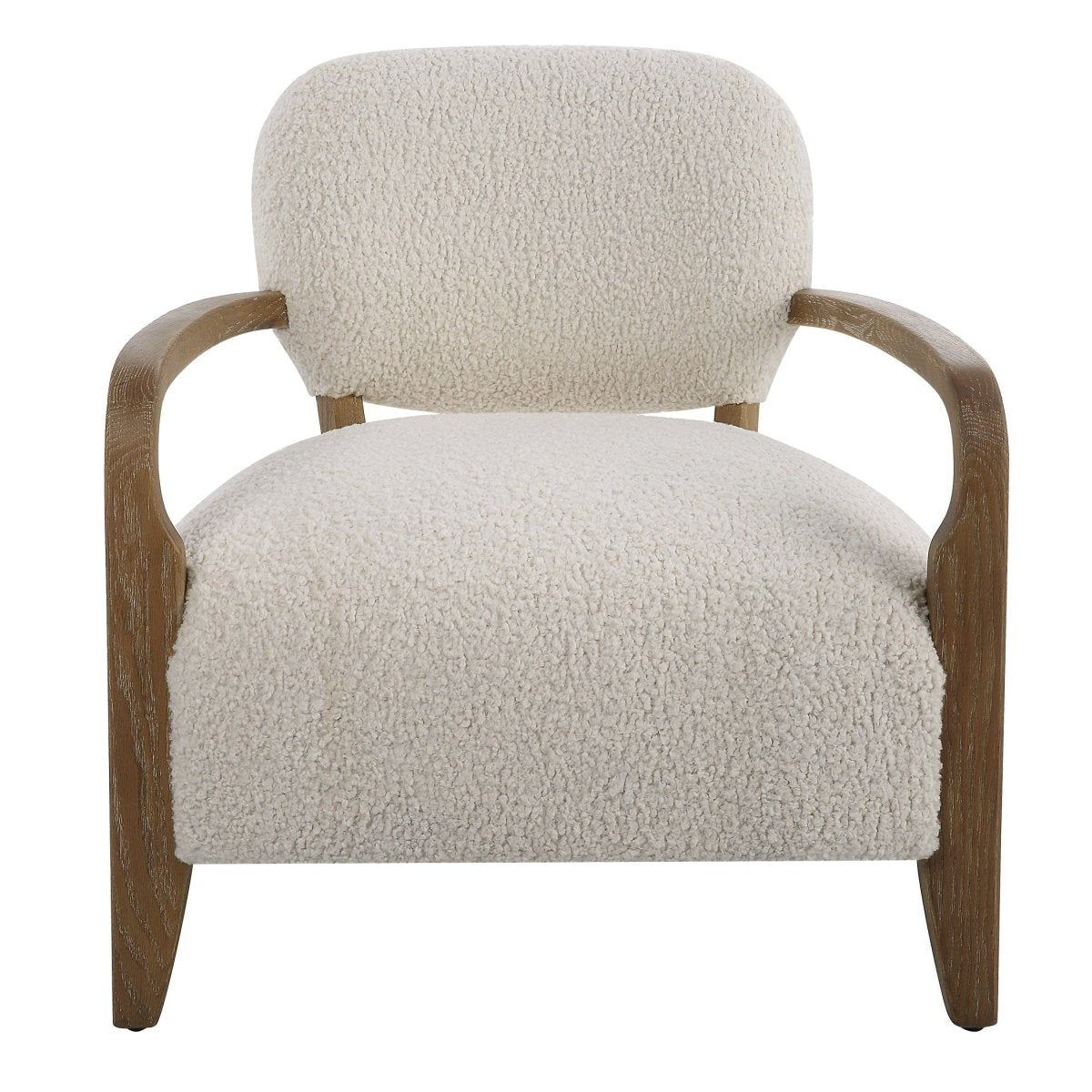 Telluride Natural Shearling Accent Chair - Uttermost - Accent Chairs by Modest Hut