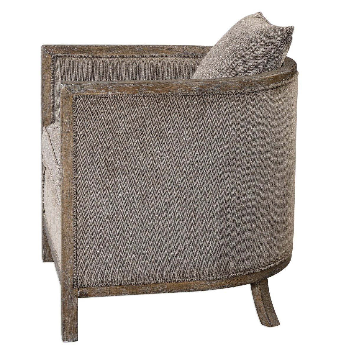 Viaggio Gray Chenille Accent Chair - Uttermost - Accent Chairs by Modest Hut